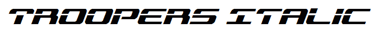 Troopers Italic