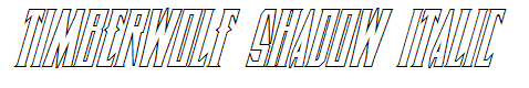 Timberwolf Shadow Italic