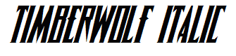 Timberwolf Italic