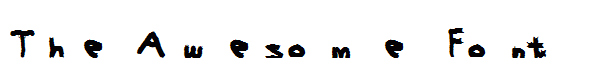 The Awesome Font