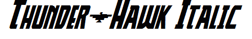 Thunder-Hawk Italic