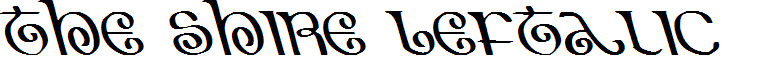 The Shire Leftalic