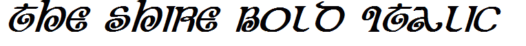 The Shire Bold Italic