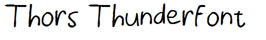 Thors Thunderfont