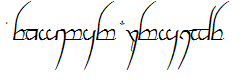 Tengwar Cursive