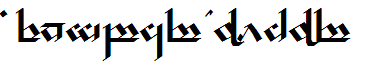 Tengwar Noldor