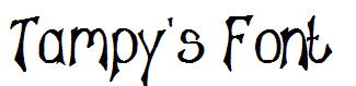 Tampy's Font