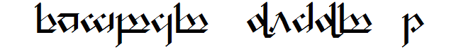 Tengwar Noldor-1