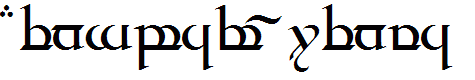Tengwar Quenya