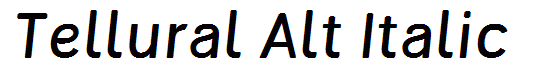 Tellural Alt Italic