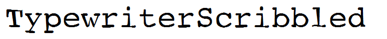 TypewriterScribbled