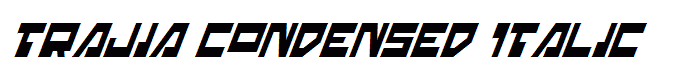 Trajia Condensed Italic