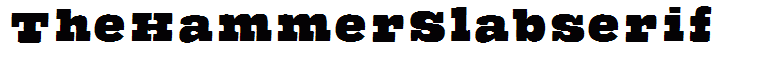 TheHammerSlabserif