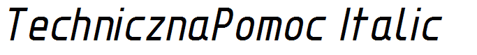 TechnicznaPomoc Italic