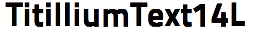 TitilliumText14L