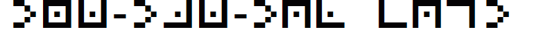 Tic-Tac-Toe Font