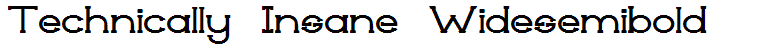 Technically Insane Widesemibold