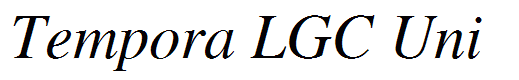 Tempora LGC Uni