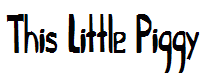 This Little Piggy
