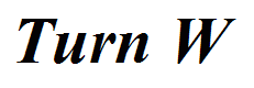 Turn W
