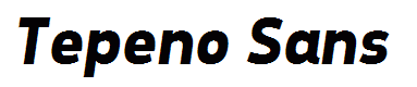 Tepeno Sans