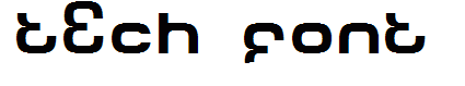 Tech Font