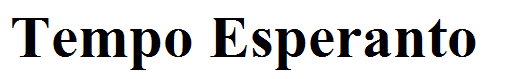 Tempo Esperanto