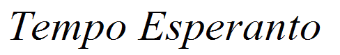 Tempo Esperanto