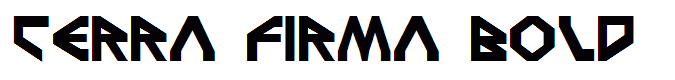 Terra Firma Bold