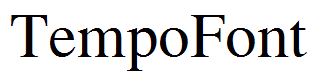 TempoFont