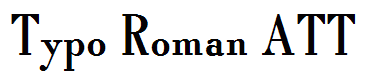 Typo Roman ATT