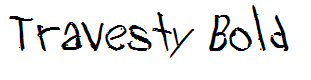 Travesty Bold