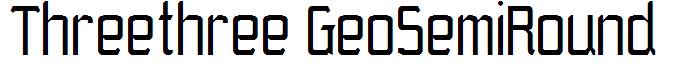 Threethree GeoSemiRound