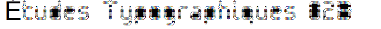 études Typographiques 02B