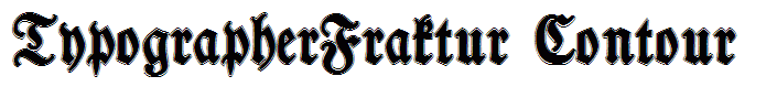 TypographerFraktur Contour