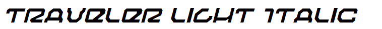 Traveler Light Italic
