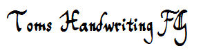 Toms Handwriting FG