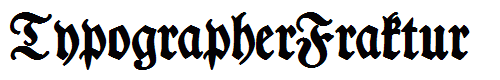 TypographerFraktur