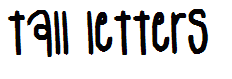 tall letters