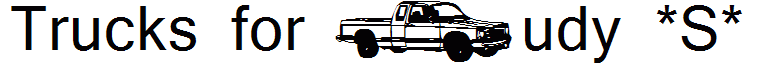 Trucks for Judy *S*