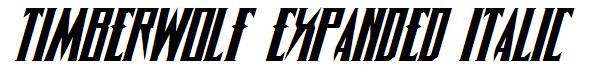 Timberwolf Expanded Italic
