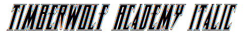 Timberwolf Academy Italic