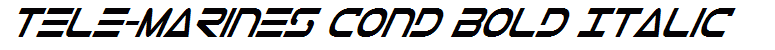 Tele-Marines Cond Bold Italic