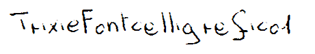 TrixieFontcalligrafico1