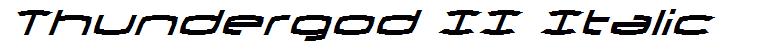 Thundergod II Italic