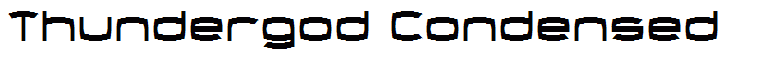 Thundergod Condensed