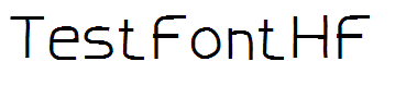 TestFontHF