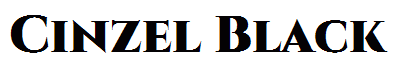 Cinzel Black