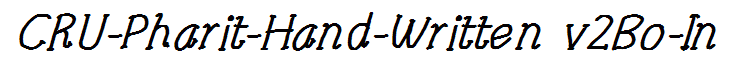 CRU-Pharit-Hand-Written v2Bo-In