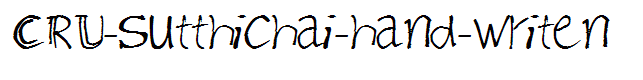 CRU-Sutthichai-hand-writen